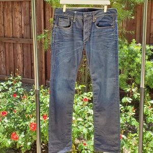 GSTAR RAW DARK WASH DENIM JEANS